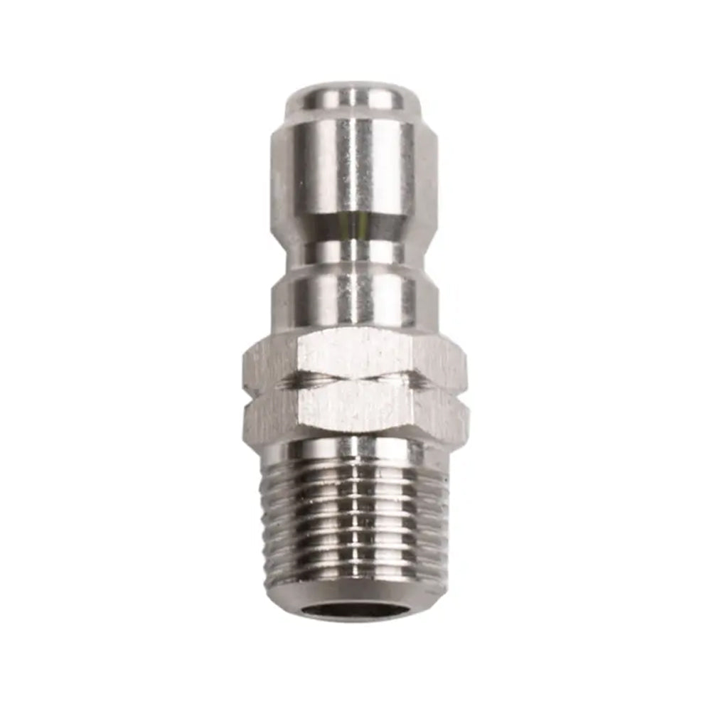 Pressure Washer Male Plug 3/8" Quick Connect – Stainless Steel Fitting