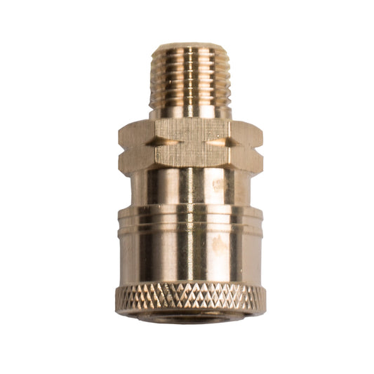 Pressure Washer Male Coupler 1/4" Quick Connect – Brass Fitting