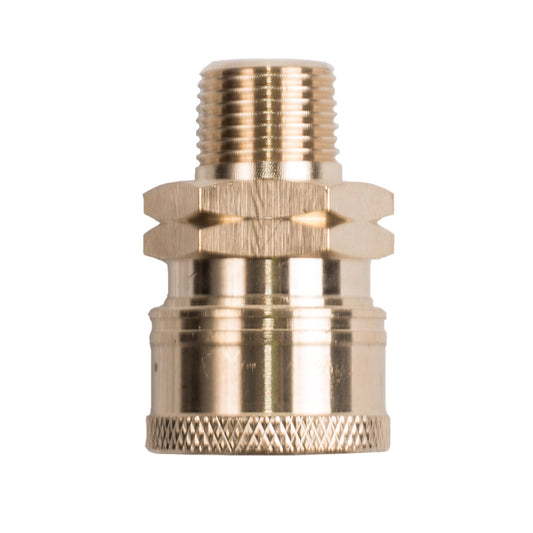 Pressure Washer Male Coupler 3/8" Quick Connect – Brass Fitting