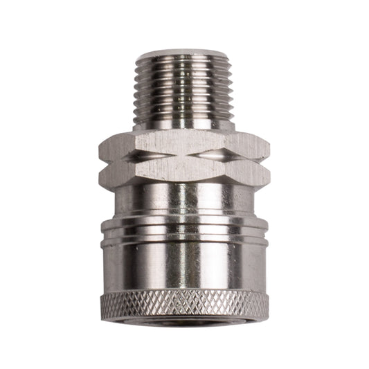 Pressure Washer Male Coupler 3/8" Quick Connect – Stainless Steel