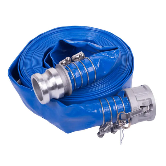 Water Pump Discharge 50ft 2" Hose Kit – 80 PSI