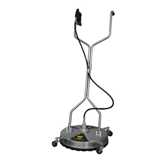 20" Whirl-A-Way Stainless Steel Commercial Pressure Washer Surface Cleaner for Hot/Cold Water