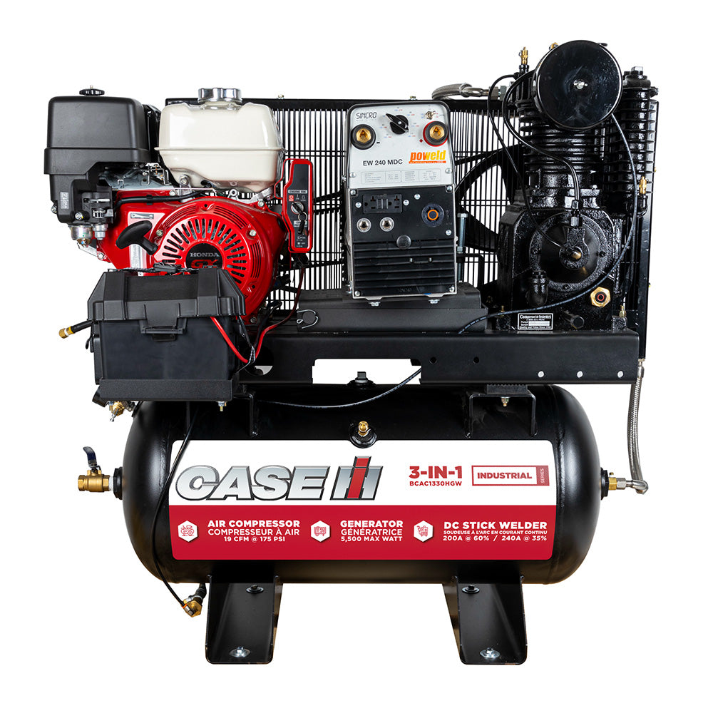 Case IH 175 PSI 19 CFM Truck Mount Air Compressor and Welder