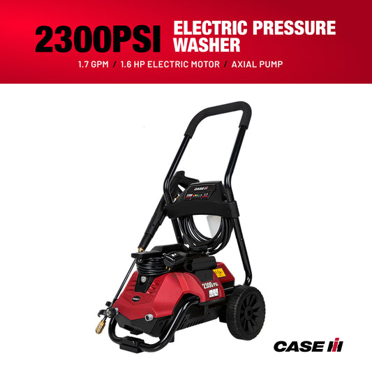 Case IH 2,300PSI 1.7GPM 2 in 1 Electric Pressure Washer