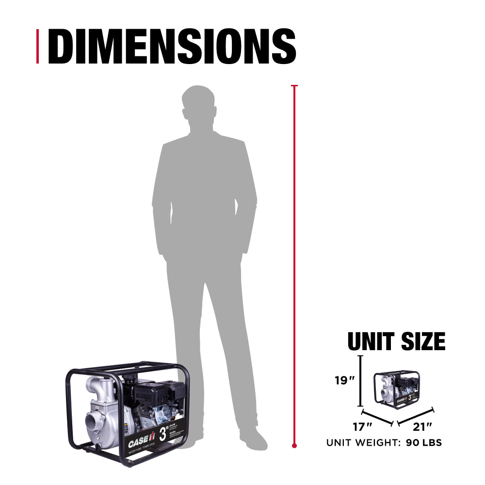 Case IH 3" 200CC 264GPM Semi-Trash Pump