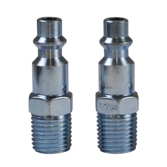 2 Piece 1/4" FNPT Industrial 'M' Style Plug Kit for Case IH Air Compressors