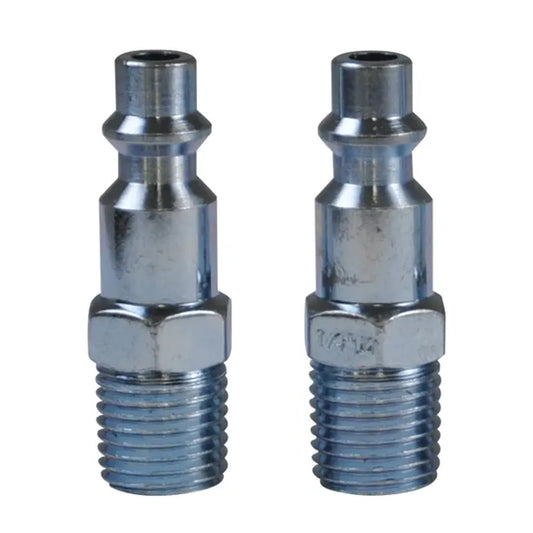 2 Piece 1/4" FNPT Industrial 'M' Style Plug Kit for Case IH Air Compressors