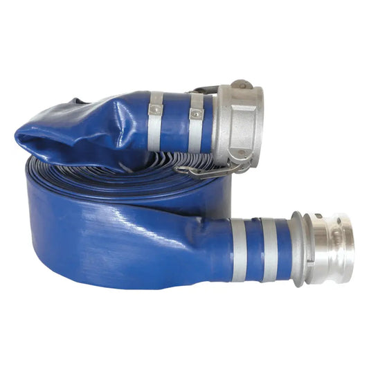 Water Pump Discharge 50ft 4" Hose Kit – 55 PSI