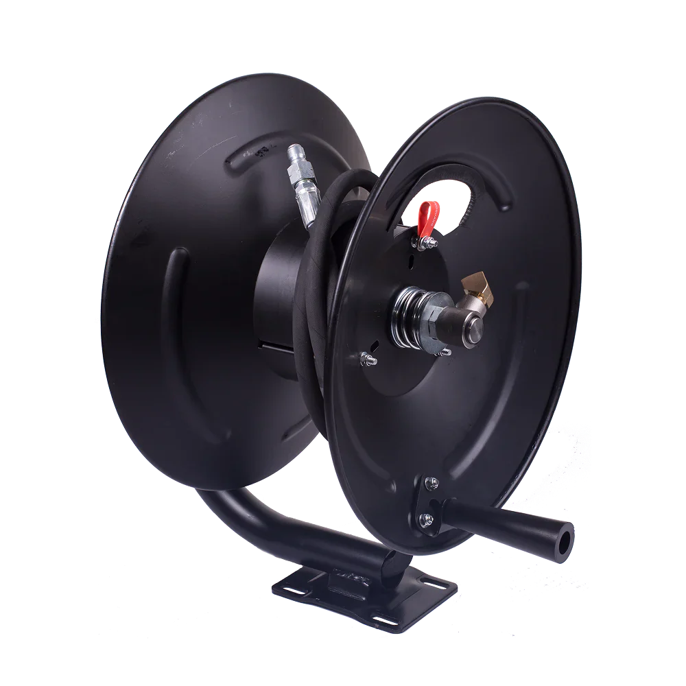 Pressure Washer 100 ft x 3/8 Inch High Pressure Hose Reel