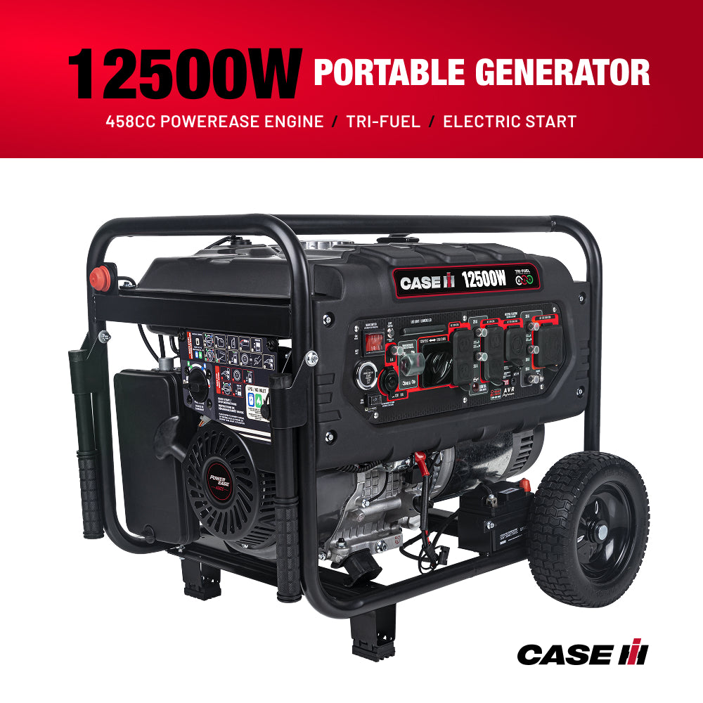 Case IH 12,500 Watt Tri-Fuel Generator