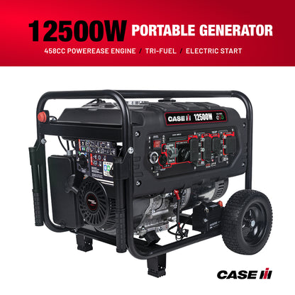 Case IH 12,500 Watt Tri-Fuel Generator