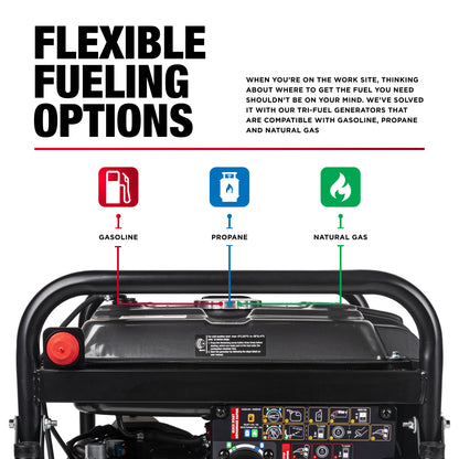 Case IH 12,500 Watt Tri-Fuel Generator