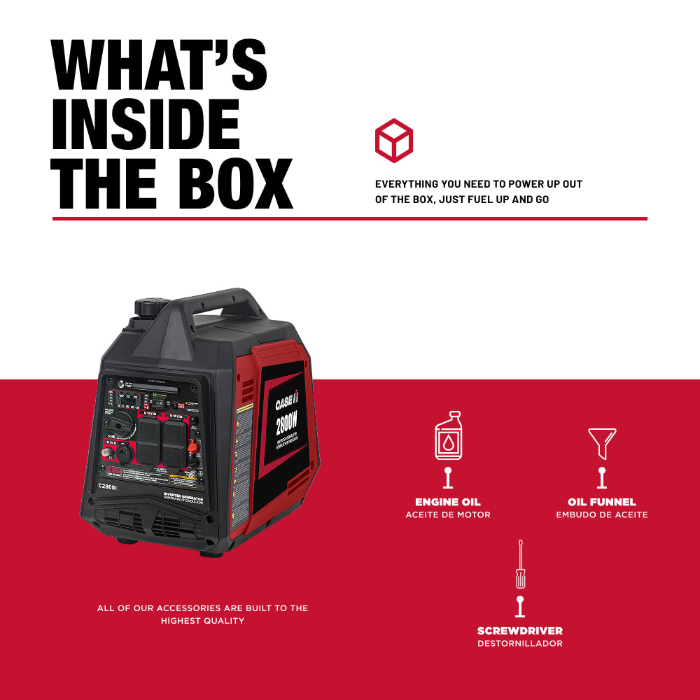 Case IH 2,800 Watt Digital Inverter Generator
