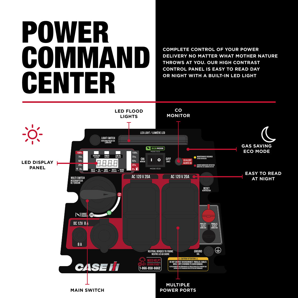 Case IH 2,800 Watt Digital Inverter Generator