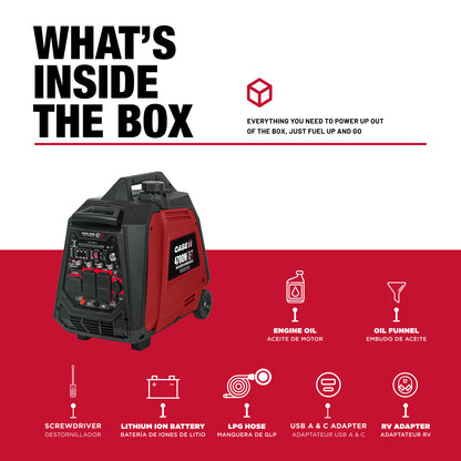 Case IH 4,700 Watt Dual-Fuel Digital Inverter Generator