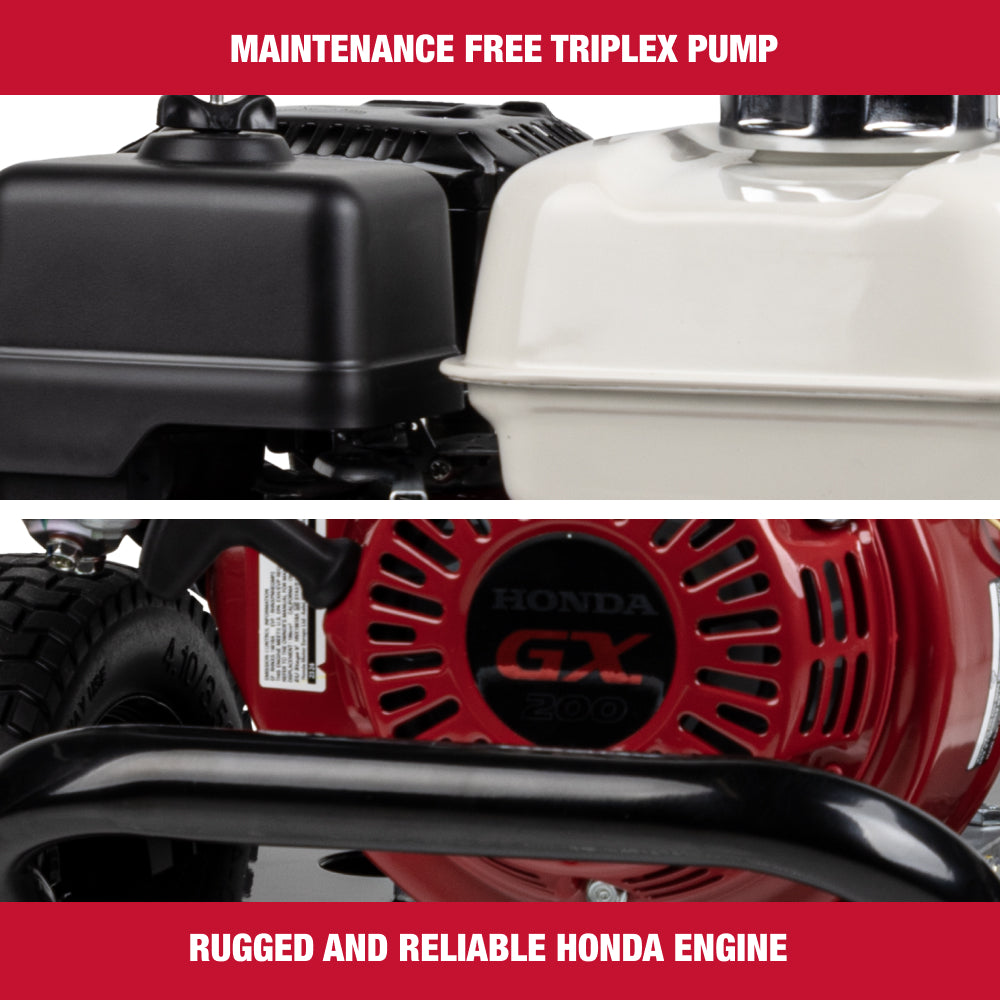 Case IH 3,800PSI 2.5GPM Cold Water Gas Pressure Washer