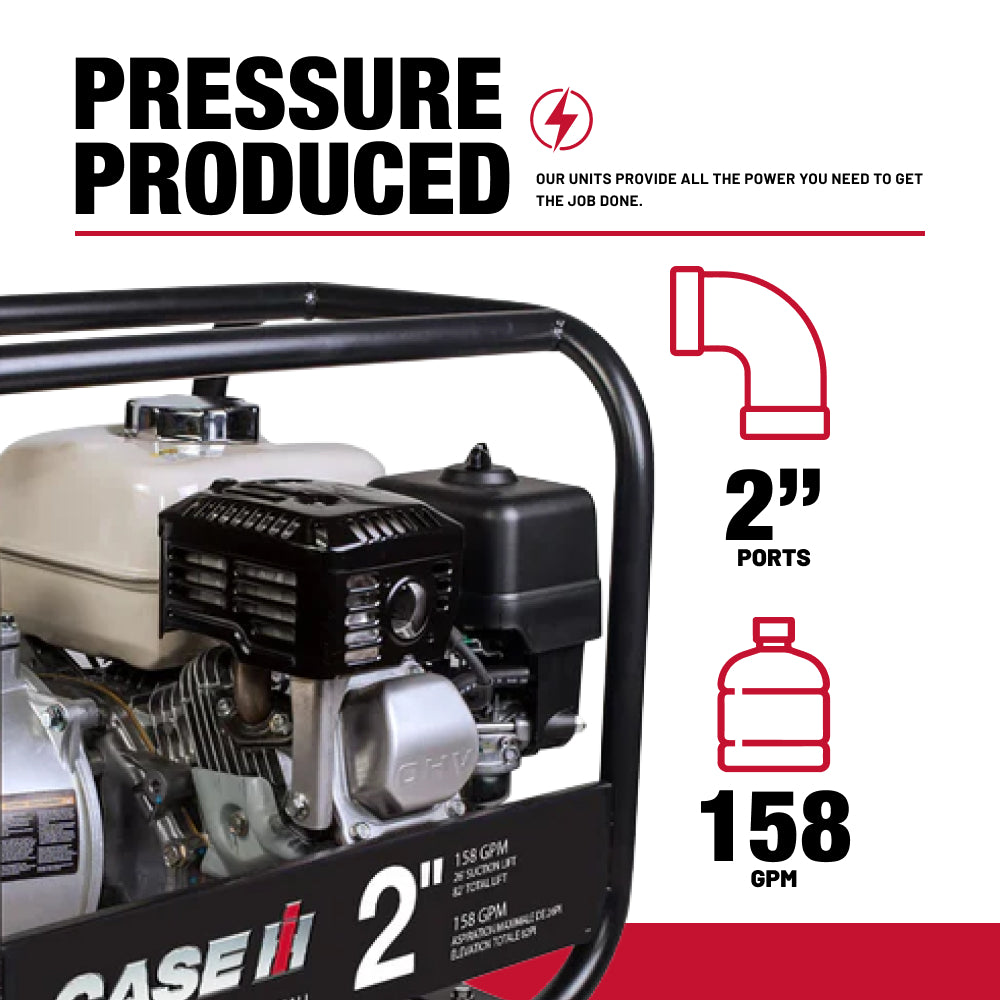 Case IH 2" 158 GPM 200CC Water Transfer Pump