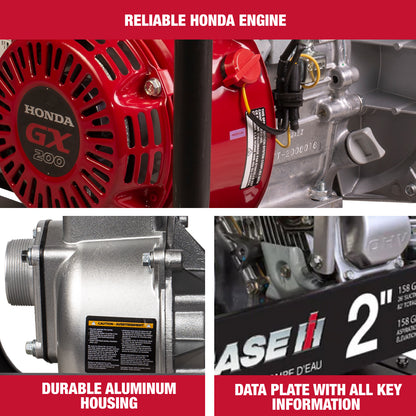 Case IH 2" 158 GPM 200CC Water Transfer Pump