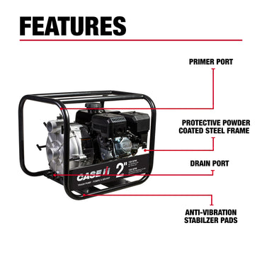 Case IH 2" 212CC Semi-Trash Pump