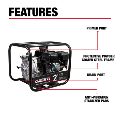 Case IH 2" 212CC Semi-Trash Pump