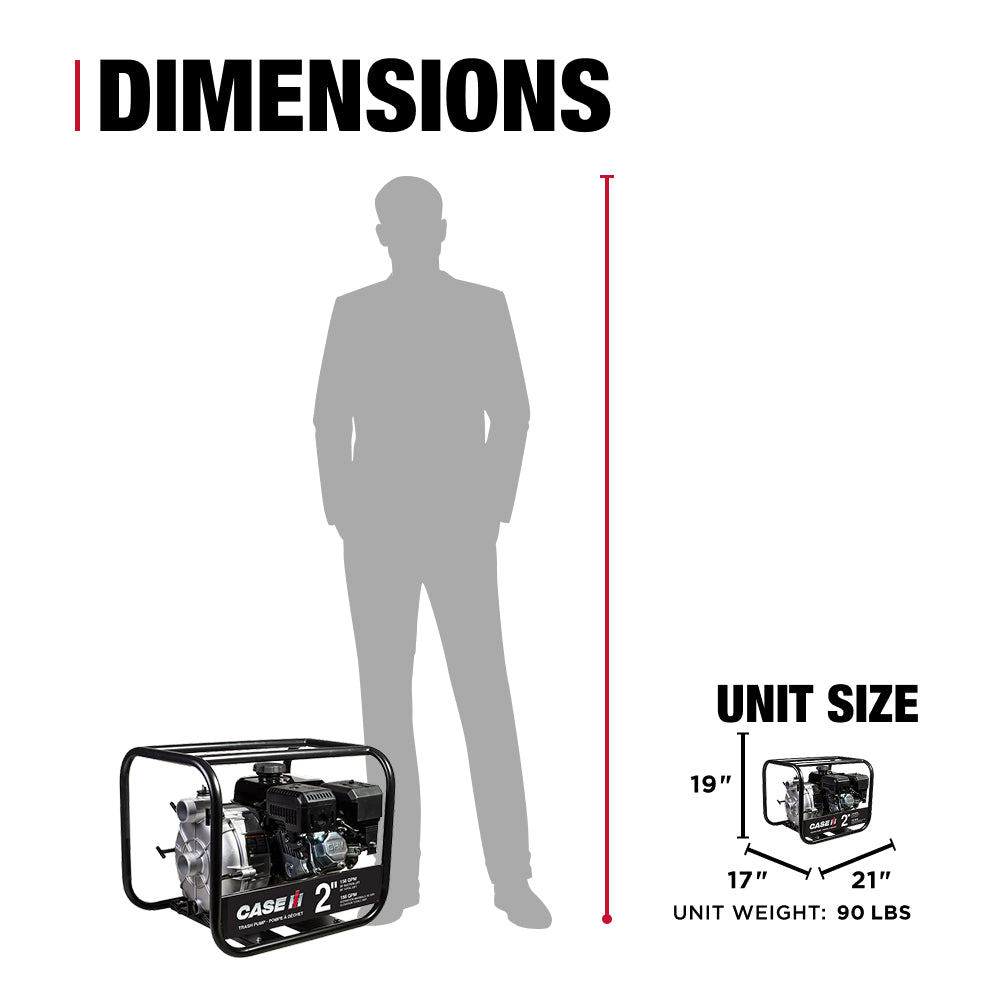 Case IH 2" 212CC Semi-Trash Pump