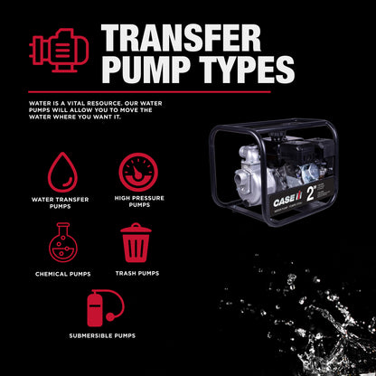 Case IH 2" 212CC Water Transfer Pump