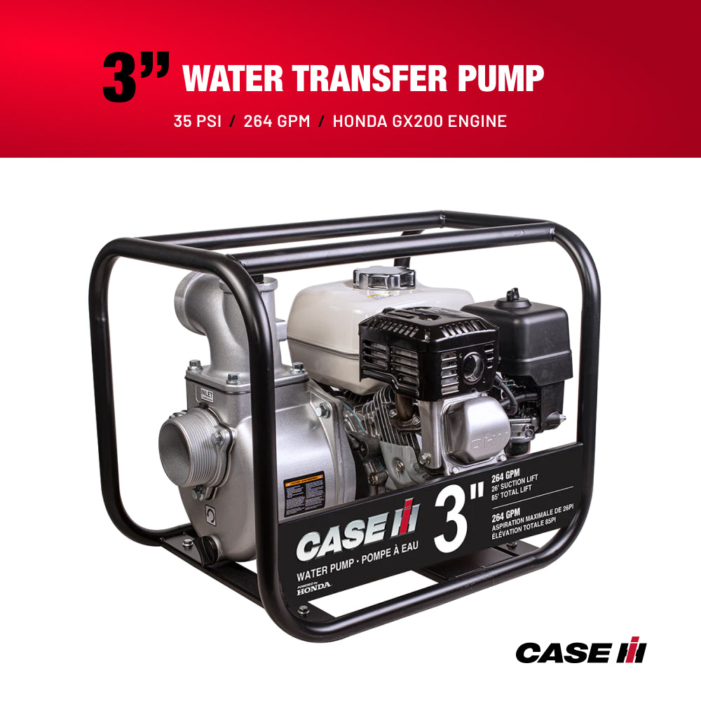 Case IH 3" 265 GPM 200CC Water Transfer Pump