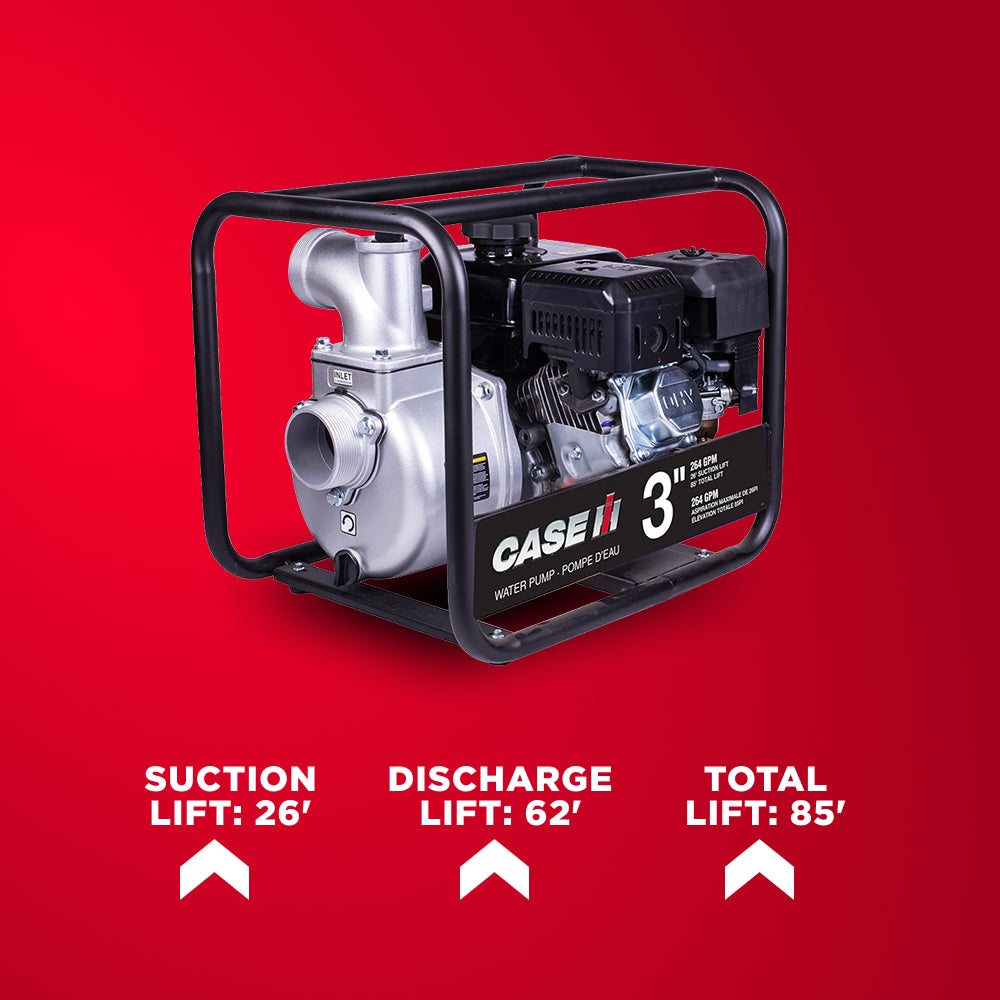 Case IH 3" 265 GPM 200CC Water Transfer Pump
