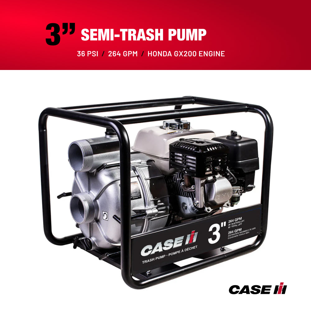 Case IH 3" 200CC 264GPM Semi-Trash Pump