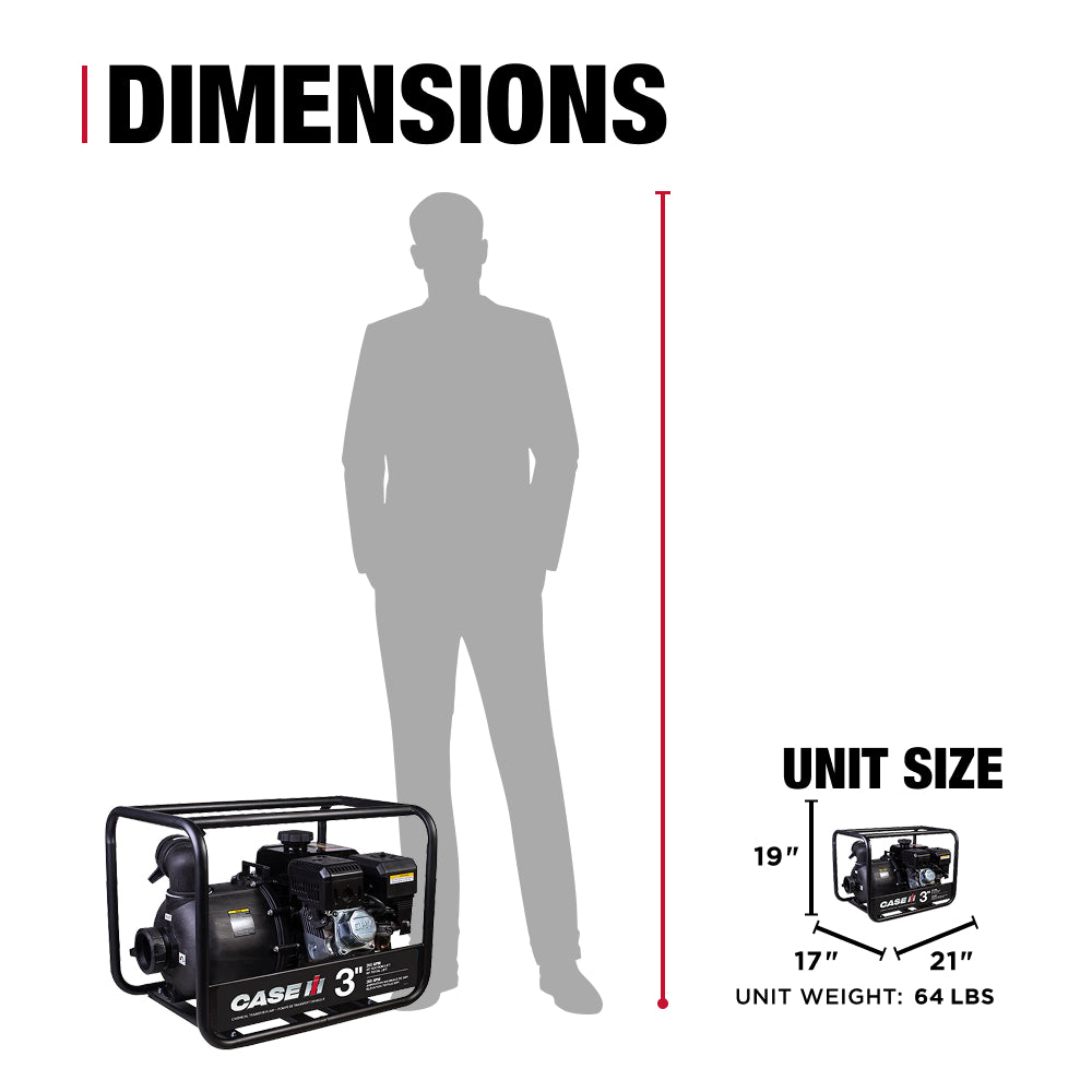 Case IH 3" 212CC Chemical Pump