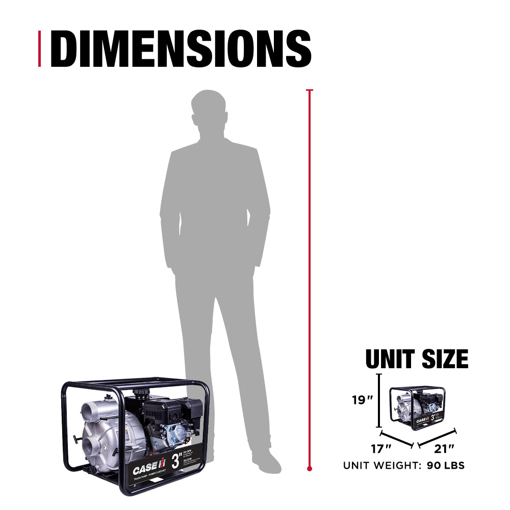 Case IH 3" 212CC Semi-Trash Pump