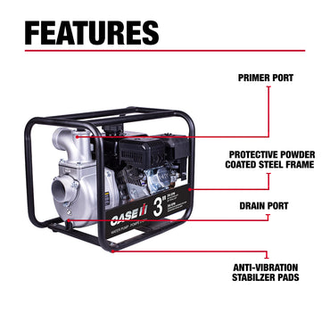 Case IH 3" 212CC Water Transfer Pump